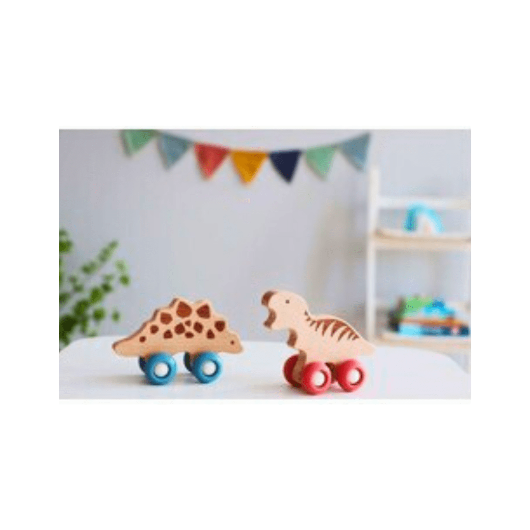 Dinosaur Movers Tyrannosaurus & Stegosaurus - Ecowheels