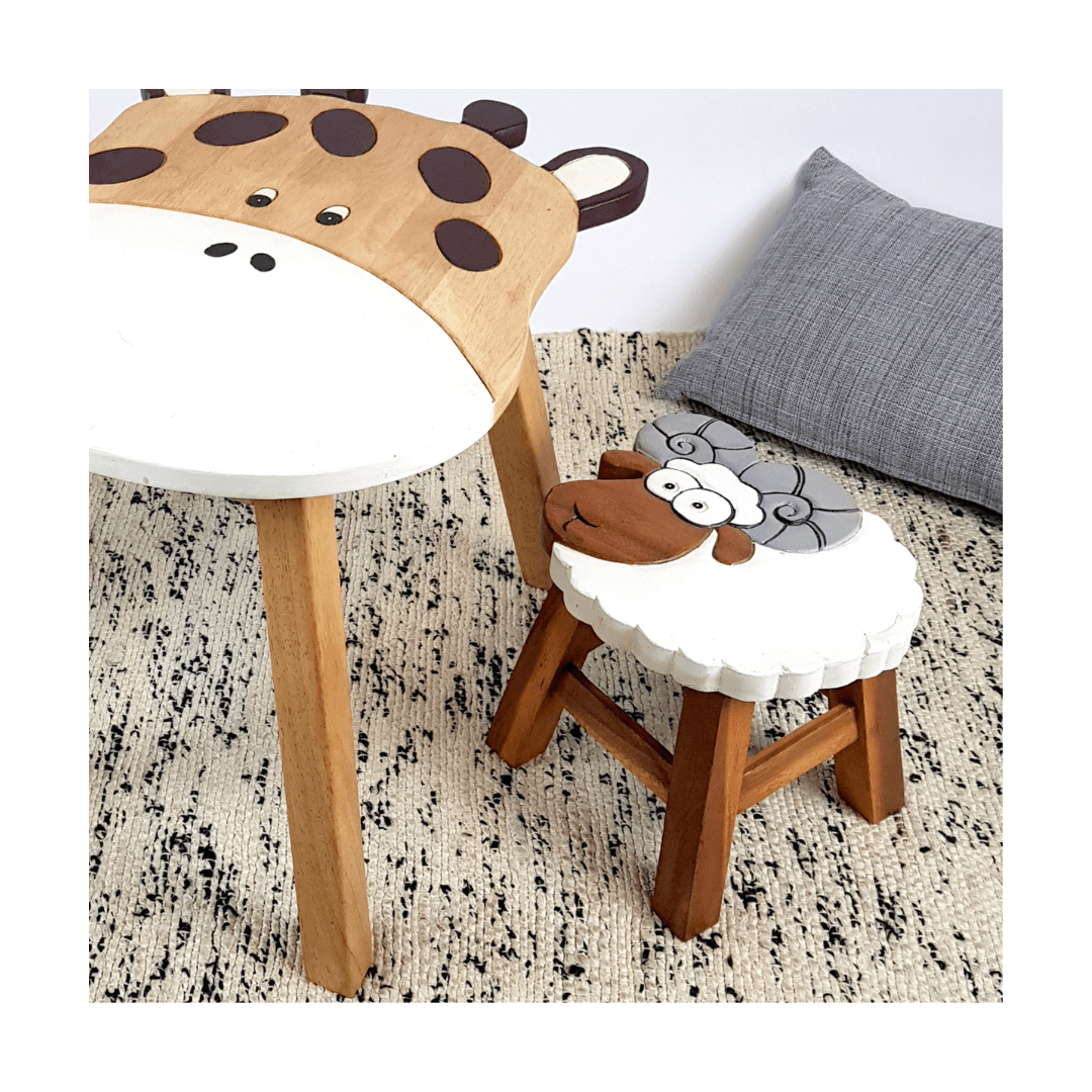 Wooden Kids Stool - Ram