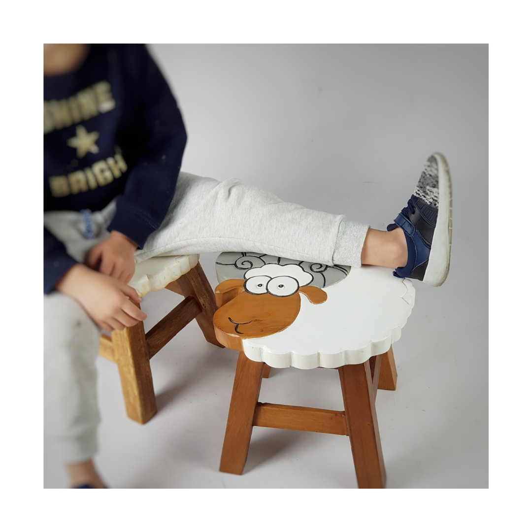 Wooden Kids Stool - Ram