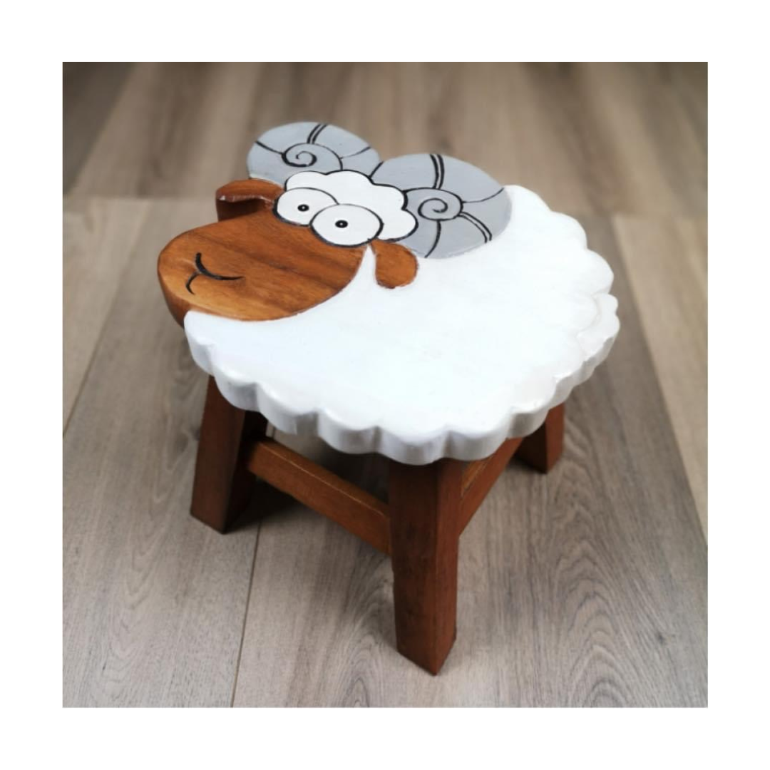 Wooden Kids Stool - Ram