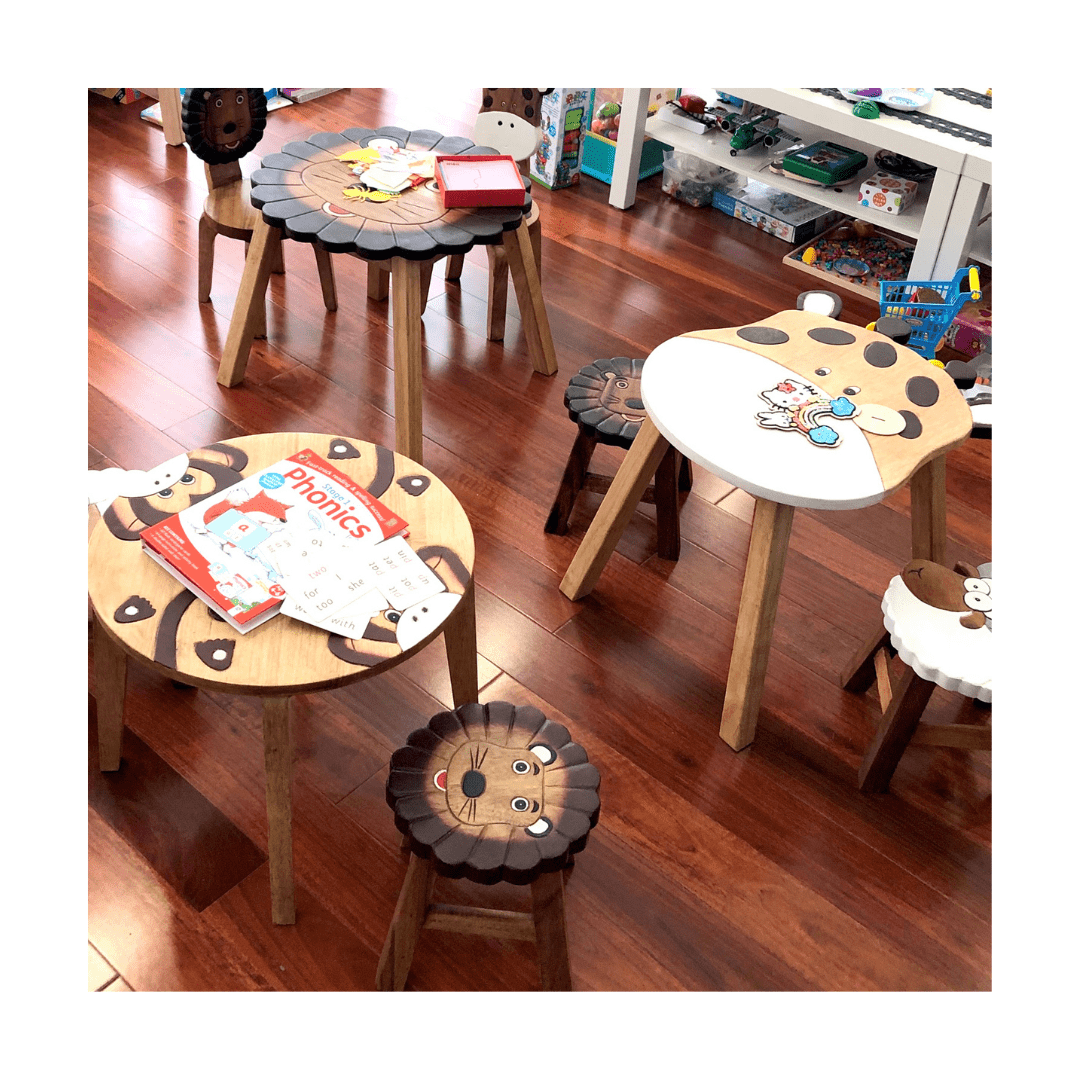 Kids Wooden Tables and Chairs 