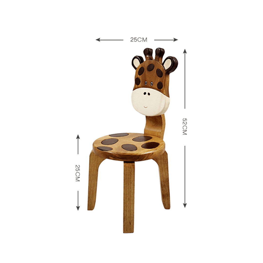 Giraffe Wooden Chair 